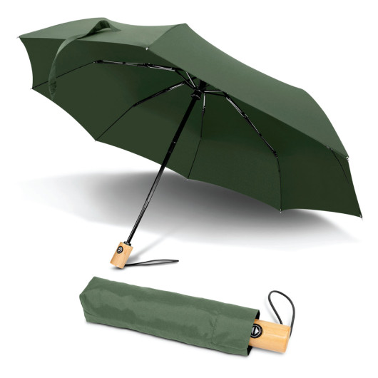 PromotionalRPET Compact Umbrellas Olive